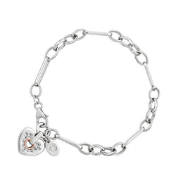 Clogau Cariad Sparkle Sterling Silver Bracelet