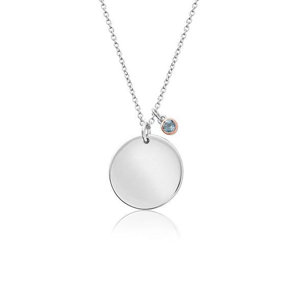 Clogau Celebration March Sterling Silver Birthstone Pendant, 3SCLC0117