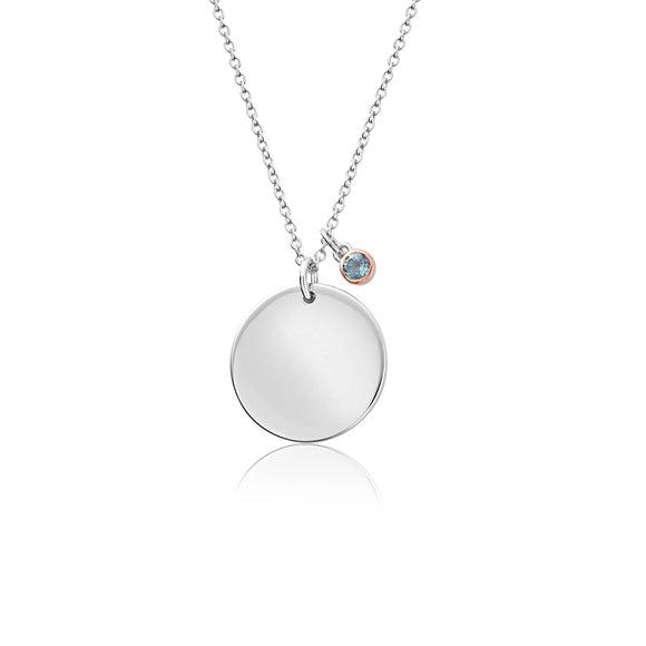 Clogau Celebration March Sterling Silver Birthstone Pendant, 3SCLC0117