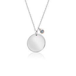 Clogau Celebration March Sterling Silver Birthstone Pendant, 3SCLC0117