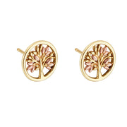 Clogau Tree of Life 9ct Gold Stud Earrings