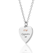 Clogau Tree of Life Sterling Silver Insignia Heart Pendant, 3SCSHLP