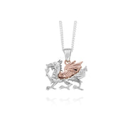 Clogau Welsh Dragon Sterling Silver Pendant, SD003