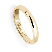Clogau Windsor 18ct Yellow Gold 3mm Wedding Ring, 18WED3DY.