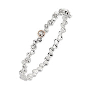 Clogau Celebration Sterling Silver White Topaz Bangle