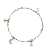 Clogau Out of This World Affinity Sterling Silver Citrine Bracelet D