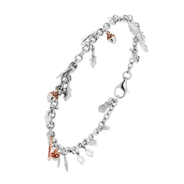 Clogau Royal Oak Sterling Silver Bracelet