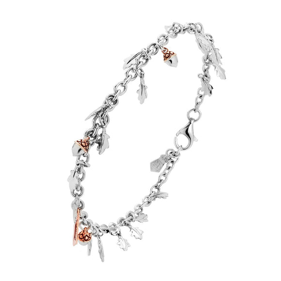 Clogau Royal Oak Sterling Silver Bracelet