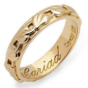 Clogau Tree of Life 9ct Yellow Gold 5mm Wedding Ring, WEDT5Y.