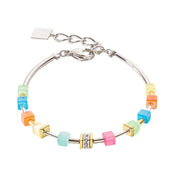 Coeur De Lion GeoCUBE Multicolour Delicate Spring Bracelet, 5028301527