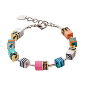 Coeur De Lion GeoCUBE Candy Multicolour Spring Bracelet, 5090301527
