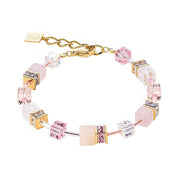Coeur De Lion GeoCUBE Iconic Precious Light Rose Bracelet, 4605301920