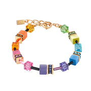 Coeur De Lion GeoCUBE Multicolour Rainbow Bracelet, 2838301573