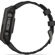 Garmin Fenix 8 47mm Sapphire Solar Carbon Grey DLC Titanium Black Pebble Grey Silicone