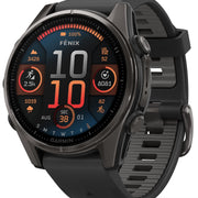 Garmin Fenix 8 43mm Sapphire AMOLED Carbon Grey DLC titanium Black Pebble Grey Silicone