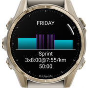 Garmin Fenix 8 43mm Sapphire AMOLED Soft Gold Fog Grey