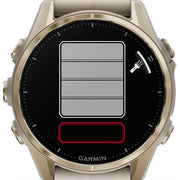 Garmin Fenix 8 43mm Sapphire AMOLED Soft Gold Limestone Leather