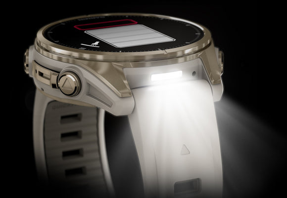 Garmin Fenix 8 43mm Sapphire AMOLED Soft Gold Fog Grey Watch