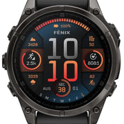 Garmin Fenix 8 47mm Sapphire AMOLED Carbon Grey DLC titanium Black Pebble Grey Silicone