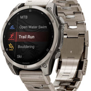 Garmin Fenix 8 47mm Sapphire AMOLED Titanium Bracelet