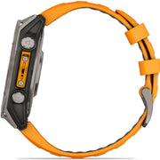 Garmin Fenix 8 47mm Sapphire AMOLED Titanium Spark Orange Graphite Silicone