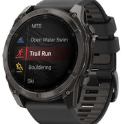 Garmin Fenix 8 51mm Sapphire AMOLED Carbon Grey DLC Titanium Black