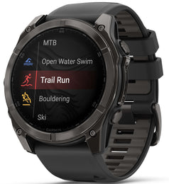 Garmin Fenix 8 51mm Sapphire AMOLED Carbon Grey DLC Titanium Black Watch