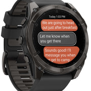 Garmin Fenix 8 51mm Sapphire AMOLED Carbon Grey DLC Titanium Black