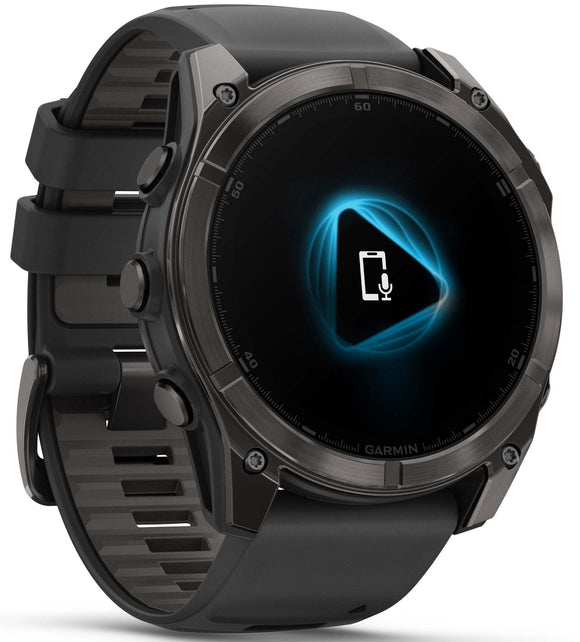 Garmin Fenix 8 51mm Sapphire AMOLED Carbon Grey DLC Titanium Black Watch