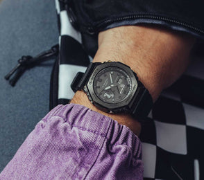 G-Shock 2100 Metal Covered Black All Black Watch