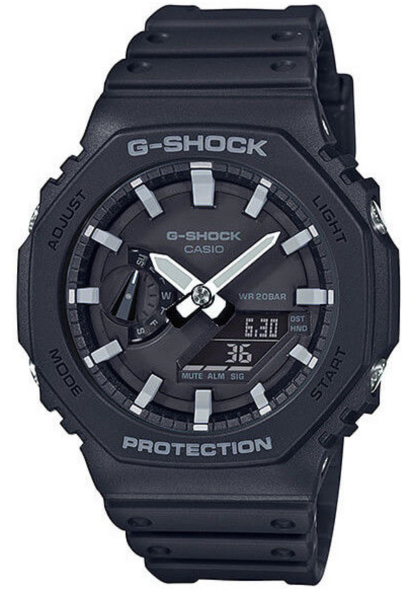 G-Shock Watch Alarm Carbon Core Guard Mens GA-2100-1AER