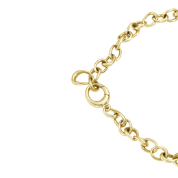 Georg Jensen Offspring 18ct Yellow Gold Graduated Link Necklace