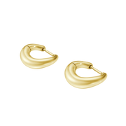 Georg Jensen Offspring 18ct Yellow Gold Hoop Earrings