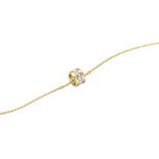 Georg Jensen Fusion 18ct Gold Diamond Pave Bracelet D
