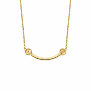 Clogau Tree of Life Insignia 9ct Yellow Gold Curve Necklace