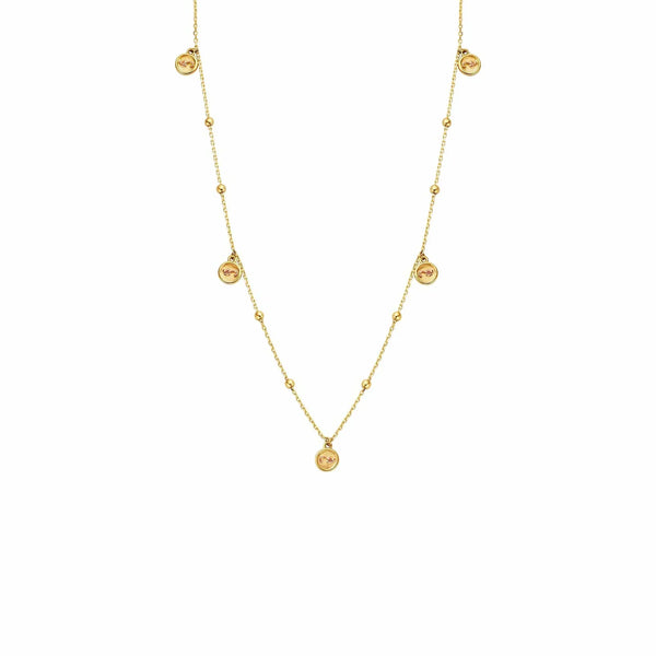 Clogau Tree of Life Insignia 9ct Yellow Gold Drop Necklace