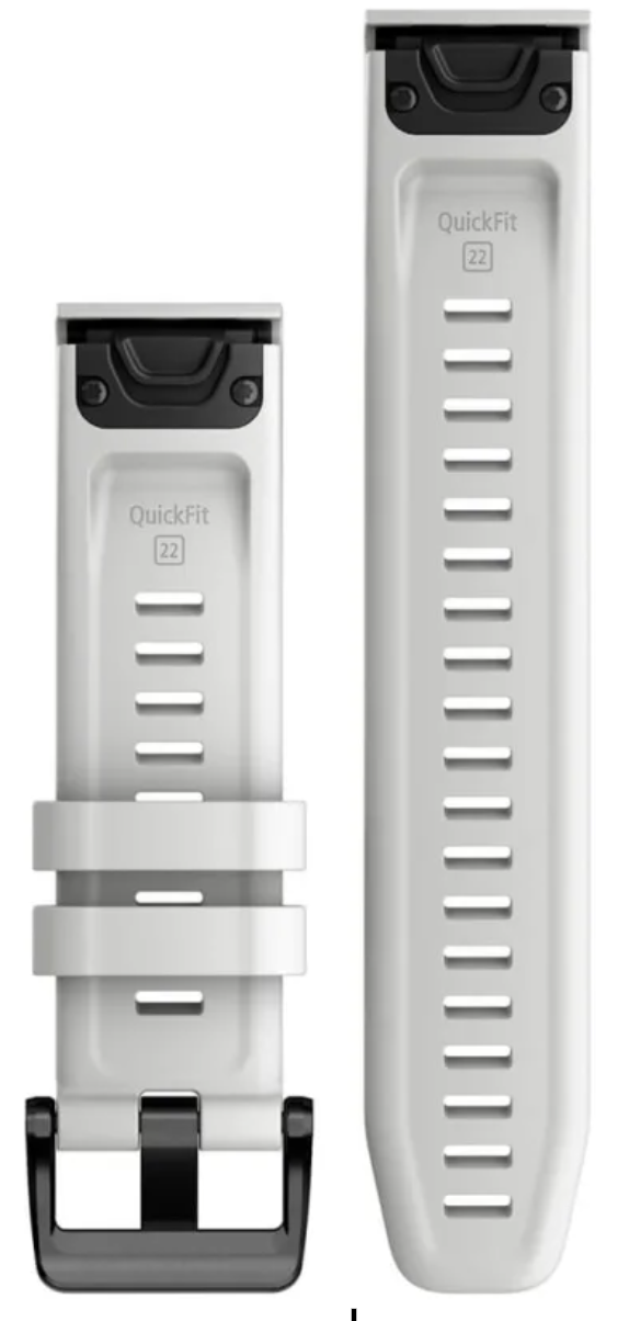 Garmin Strap QuickFit 22 Carrera White Silicone