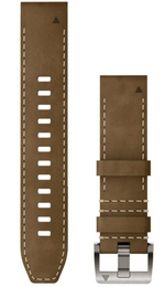 Garmin Watch Band QuickFit 22 Leather FKM Hybrid Tundra Black