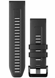 Garmin Watch Band QuickFit 26 Black Silicone 010-13117-00