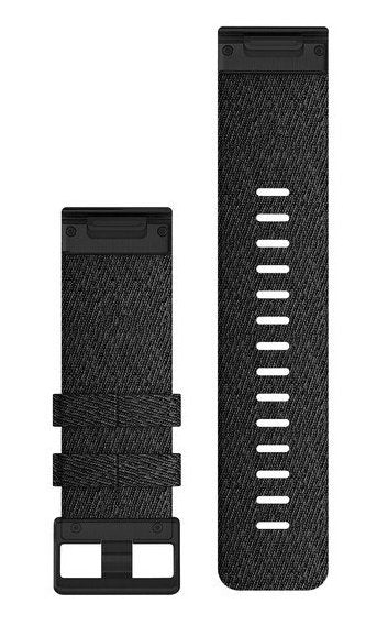 Garmin Strap QuickFit 26 Heathered Black Nylon