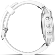 Garmin Watch Fenix 5S Plus Sapphire White with White Band D