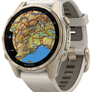 Garmin Watch Fenix 8S Sapphire AMOLED Soft Gold Fog Grey 010-02903-11