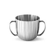 Georg Jensen Bernadotte Stainless Steel Child Plate and Cup Set. 10019292_3