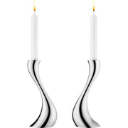 Georg Jensen Cobra Stainless Steel Medium Candlestick. 3586579.