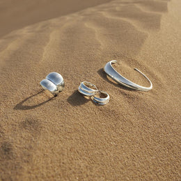 Georg Jensen Curve Sterling Silver Ring