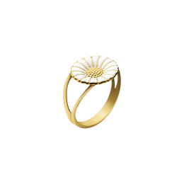 Georg Jensen Daisy 18ct Gold Plated Sterling Silver Small Ring 20000310