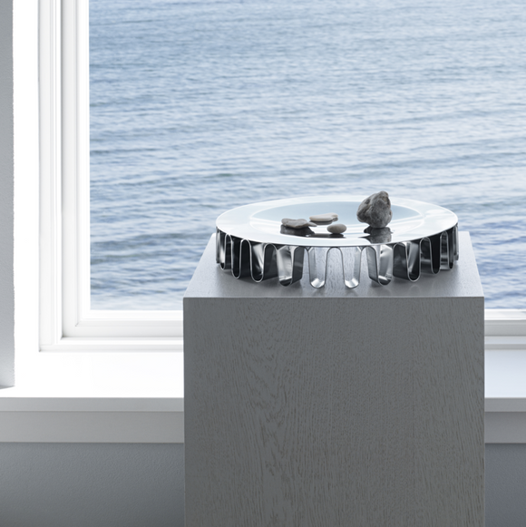 Georg Jensen Frequency Stainless Steel Centrepiece, 10014934.