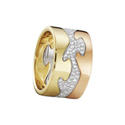 Georg Jensen Fusion 18ct Gold Diamond Ring, Fusion-20000293-20000332-20000291.