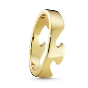 Georg Jensen Fusion 18ct Yellow Gold End Ring 20000291