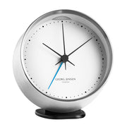 Georg Jensen HK Stainless Steel 10cm Alarm Clock. 3587585.